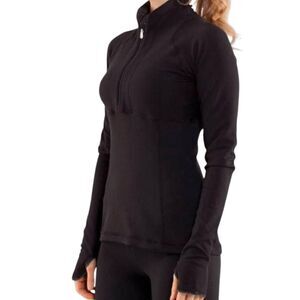 LULULEMON ATHLETICA Switch Back 'Reversible' 1/2 Zip Jacket Size 4